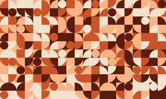 Abstract geometric design featuring seamless shapes and mosaic texture. Ideal for backgrounds, posters, and trendy textile prints with a modern flair. vector