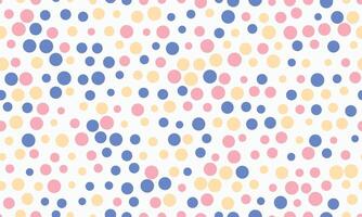 Abstract geometric polka dot pattern with repeating round spots. Great for textile prints, trendy wallpaper, and creative poster backgrounds. vector