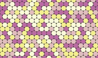 Polka dot pattern with geometric circles. Perfect for textile designs, wallpaper, or trendy poster backgrounds with an abstract minimalist style. vector