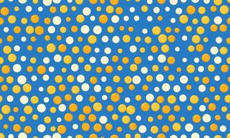 Seamless spotted pattern with abstract circles, perfect for textile prints, wallpaper, or creative geometric posters. Trendy polka dot design for modern backgrounds. vector