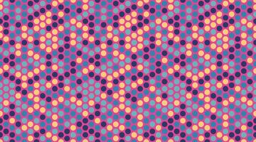 Seamless spotted pattern with abstract circles, perfect for textile prints, wallpaper, or creative geometric posters. Trendy polka dot design for modern backgrounds. vector