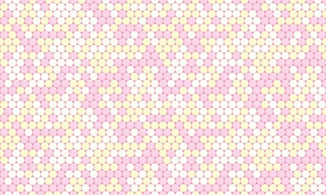 dotted pattern with colorful geometric circles. Perfect for textile, seamless wallpapers, and trendy abstract backgrounds for modern design.