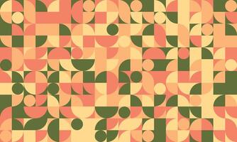 Geometric mosaic pattern with creative shapes and minimal style. Perfect for modern posters, seamless backgrounds, or textile prints. vector