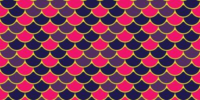 Seamless horizontal of endless retro style. Fish seamless pattern at cover art. Japan alligator a pattern wave. vector