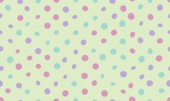 Seamless spotted pattern with abstract circles, perfect for textile prints, wallpaper, or creative geometric posters. Trendy polka dot design for modern backgrounds. vector