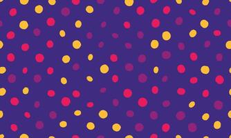 Abstract polka dot pattern with geometric circles, perfect for seamless textile prints, wallpaper, or modern poster backgrounds. A trendy and creative design. vector