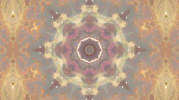 A vibrant kaleidoscopic pattern with intricate shapes and colors, evoking a sense of symmetry. video