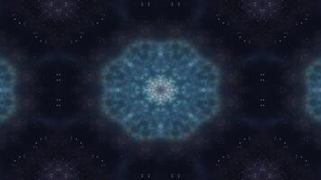 A symmetrical, abstract design resembling a cosmic or nebula pattern. video