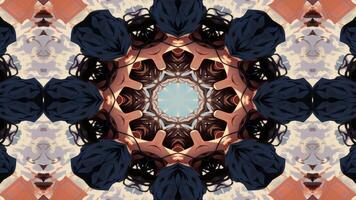 A vibrant mandala pattern featuring abstract shapes and colors, evoking a sense of calm. video