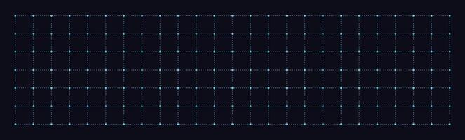 Grid with dots background. Measure blank white template vector