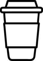 Coffee cup icon on a white background vector