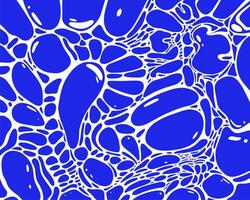 Abstract biomorphism bubble shape soap pattern background layout wallpaper poster texture print art vector