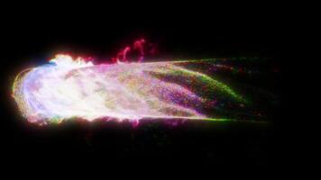 Swirl particle loop effect video