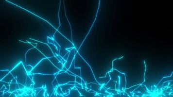 Electric spark loop effect video