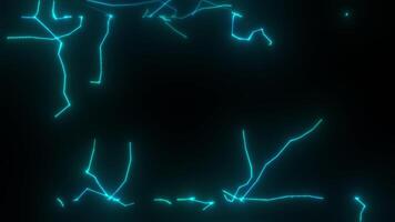Electric spark loop effect video