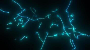 Electric spark loop effect video