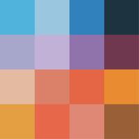 Colour palette with different shades and gradient. Set of creative gradient pallete color, Color Gradient Background Palette, Fashion bright neon color trend pallete. vector