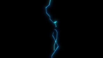 Electric spark loop effect video