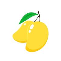 Mango . mango on white background. symbol. logo design. vector