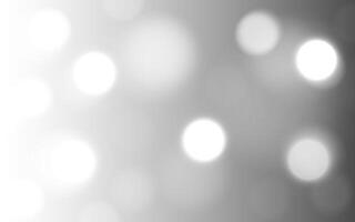 Minimalist Black and White Bokeh Background. Soft Glow Circles in Monochrome Gradient, Background decoration vector