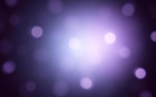 Purple Bokeh Light Background with Soft Glow. Blurry Violet Light Spots and Smooth Gradient, Background decoration vector