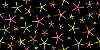 Star seamless pattern. Abstract geometric shape texture. Effect of sky. vector