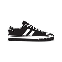 Sneakers Silhouette Shoes vector