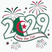 Creative hand drawn new year vector