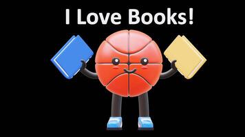 3D Basketball Character Holding Books Suitable For Education And Learning Concepts. Transparent Background. Alpha Background. Looping Animation. video