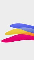 Dynamic and Abstract Shapes Enhanced with a Range of Vibrant and Engaging Colors. Motion video