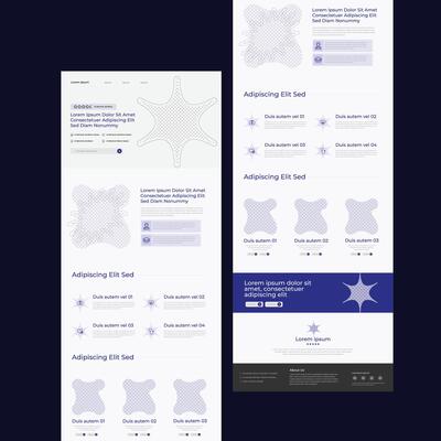 Editable Multipurpose Business B2B E-newsletter email marketing template l Landing Page Layout