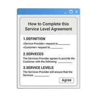 Blank document form for business contract. Retro application sample. vector