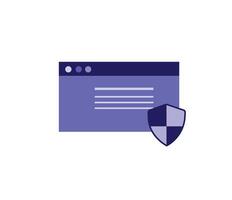 SSL secure sockets layer. Security and protection of site vector