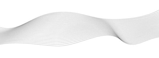 Futuristic digital lines wave background vector