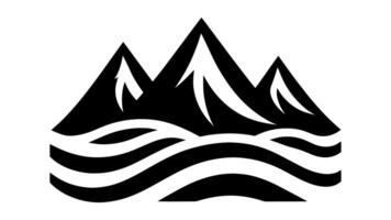 Stunning Mountain Design Versatile for Product and Decorative Uses vector