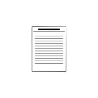 Document icon in flat color style. Checklist document check mark. Clipboard illustration design Illustration. Graphic design template elements with application UI themes vector
