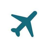 airplane mode illustration element design with simple blue color and unique shape. Airplane mode icon that can be used in ui design vector