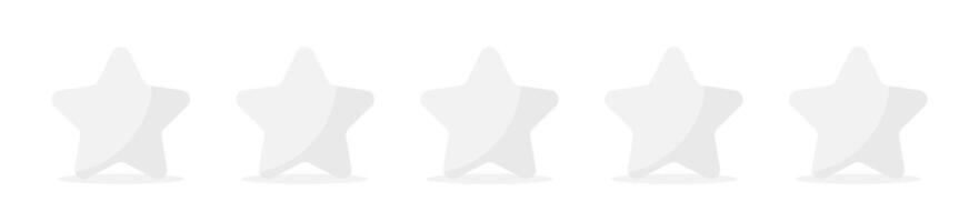 Stars rating illustration.Symbols for rating scales vector