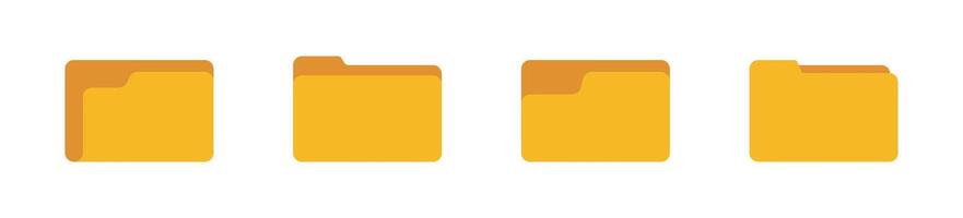 File folder in flat style. File folder icons. file folder vector