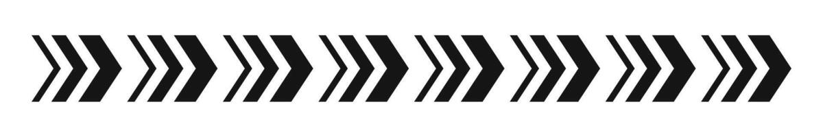 Right direction. Turn right. Arrow icon. Direction arrow. Arrow cursor. Black arrow icon. Striped arrow direction sign. vector