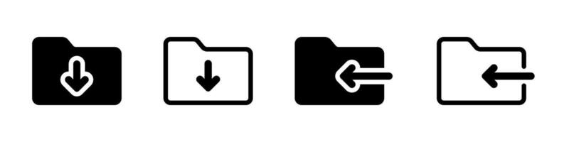 Download button. Download icons. Downloading vector