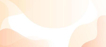 Wave cream aesthetic background vector