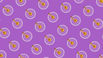 Vasant Panchami Animated Loop Background with Mandala video