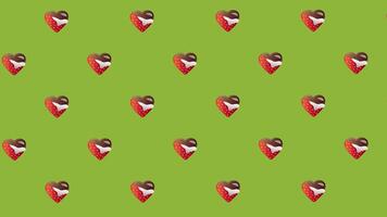 Animated Loop Background with Chocolate Candies video