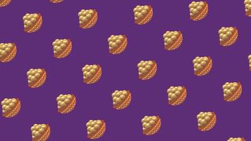 Purple Animated Loop Background with Laddu video