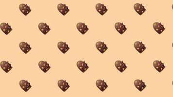 Animated Loop Background with Chocolate Candies video