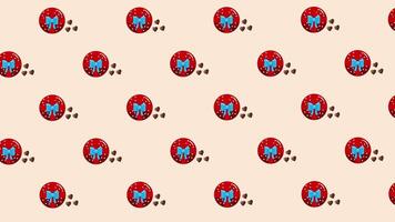 Animated Loop Background with Chocolate Candies video