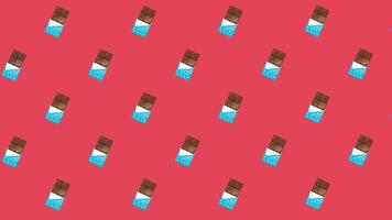 Animated Loop Background with Chocolate Candies video