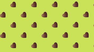 Animated Loop Background with Chocolate Candies video