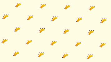 Mardi Gras Animated Loop Background with Crown video
